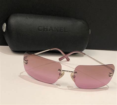 chanel rimless sunglasses pink|Chanel sunglasses where to buy.